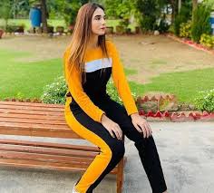 Black Leaf Printed Half Sleeves Tracksuit