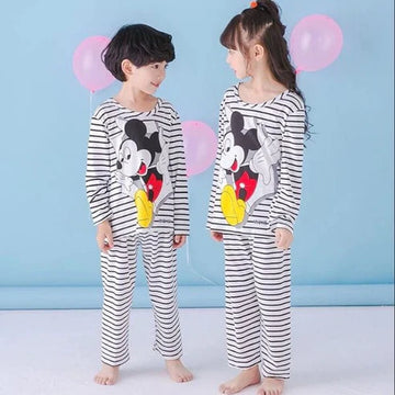 03 Baby/Baba Black & White linning with Mickey T.Shirt & Trouser