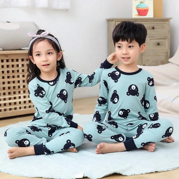 Baby/Baba Blue bear Printed T.Shirt & Trouser