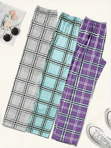 00000 Classic Check Lounge Pants (Pack of 3)